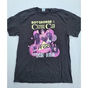 Boy George and Culture Club Letting It Go Show Tour Music Rock T-Shirt Size L